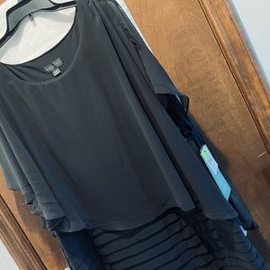 New Scarlett black dress with attached black blouson.